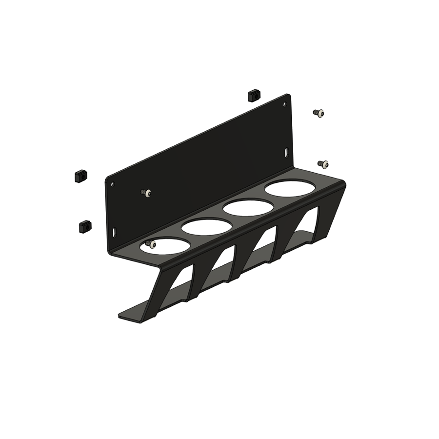 4 Can Aerosol Rack With Mounting Hardware
