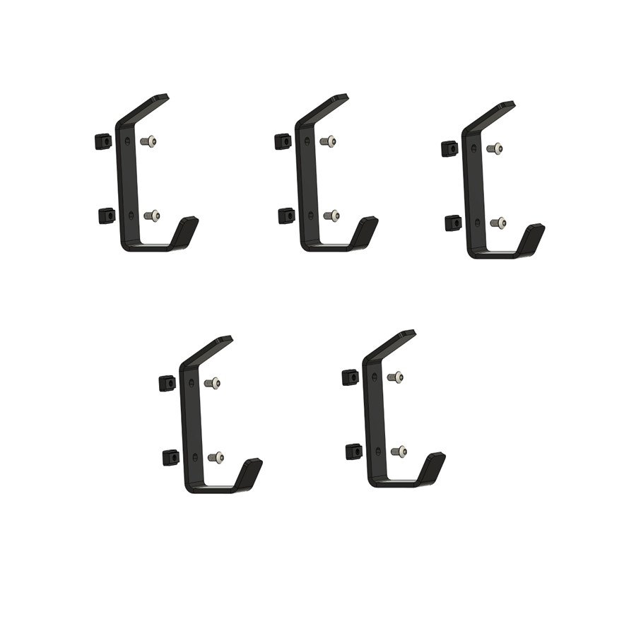 Coat Rack With Mounting Hardware