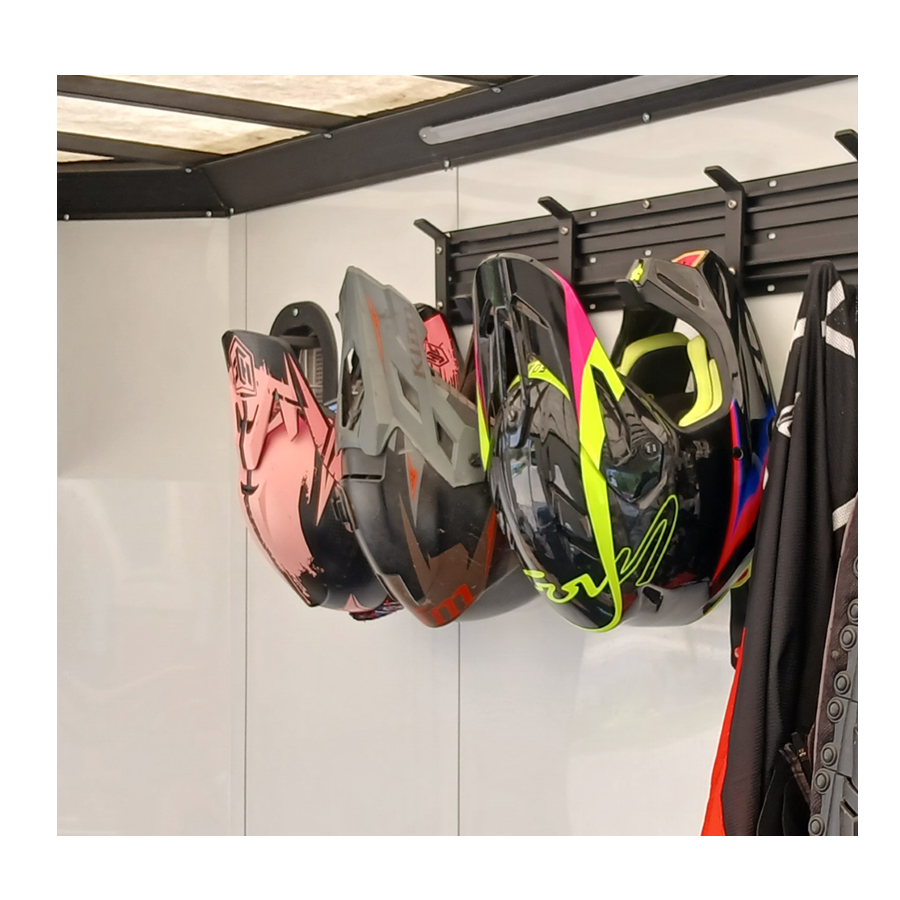 Helmet Rack With Mounting Hardware