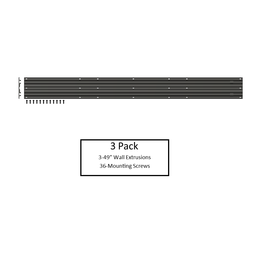 Wall Extrusion 49" With Mounting Hardware